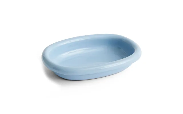 Hay Barro Oval Serving Plate Light Blue - Small 20x27,5 Cm