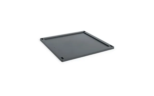 Hay Colour Crate Square Lock Plastic Large Charcoal