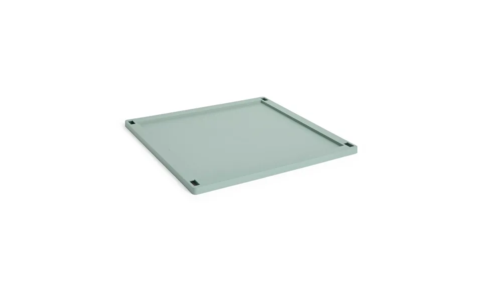 Hay Colour Crate Square Lock Plastic Large Sage Green