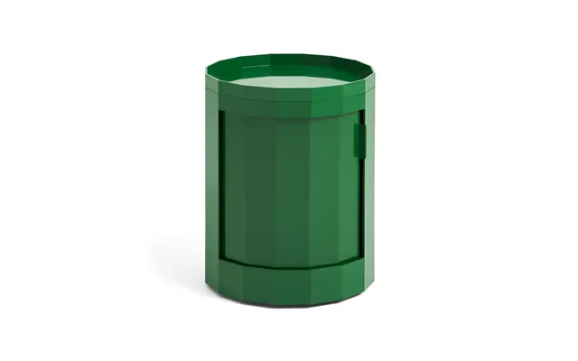 Hay Facet Cabinet Low Side Table Feet Wheels 49 Cm Spinach Green