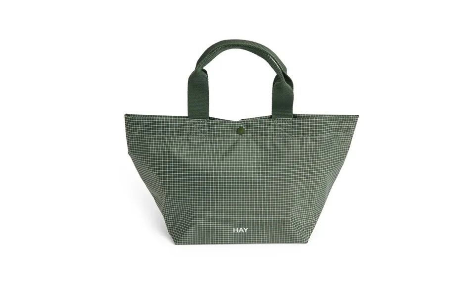 Hay Grid Everyday Bag Dark Green - Mini