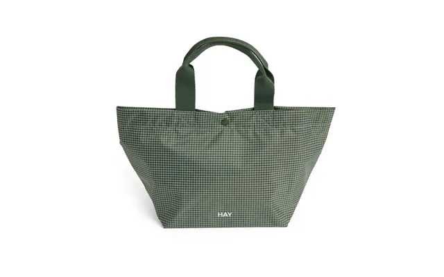 Hay Grid Everyday Bag Dark Green - Mini