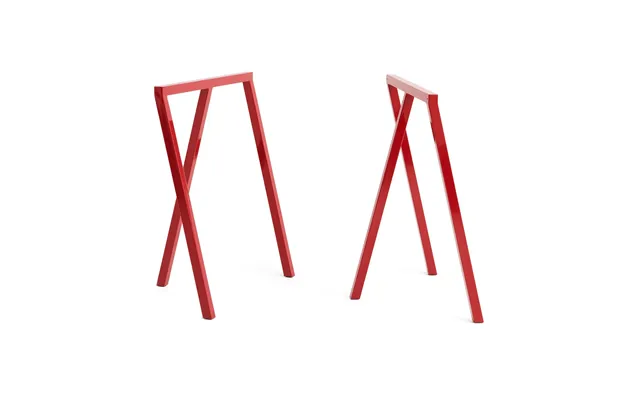 Hay Loop Stand Frame Leg Stand 72 Cm 2-pack Maroon Red