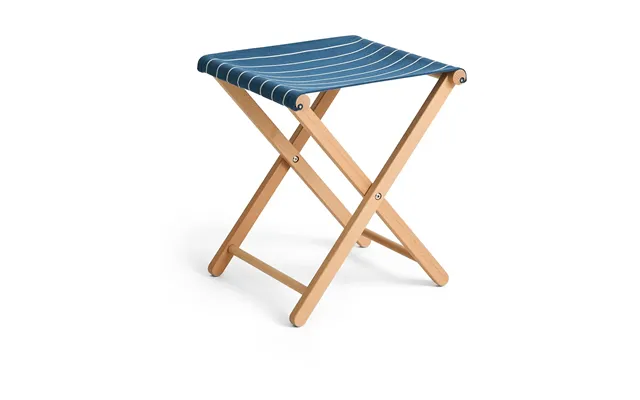 Hay Outdoor Market Folding Stool Blue-beige