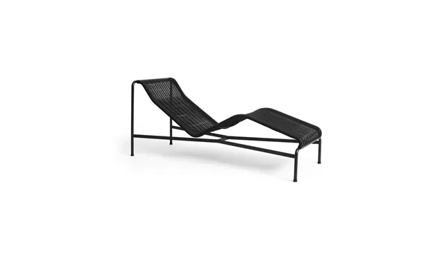 Hay Palissade Cord Chaise Longue Anthracite