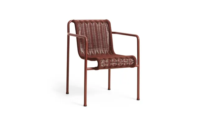 Hay Palissade Cord Dining Armchair Iron Red