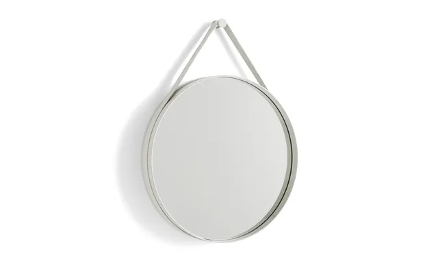 Hay Strap Mirror Light Grey