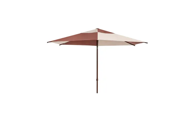 Hay Terrazza Hexagon Parasol Off-white-burgundy