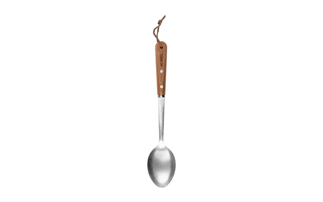 Heirol Stainless Steel Serving Spoon 34 Cm Beech