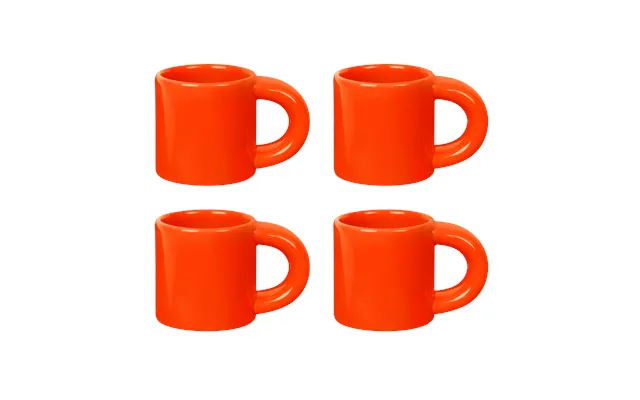 Hem Bronto Espresso Cup 10 Cl 4-pack Orange