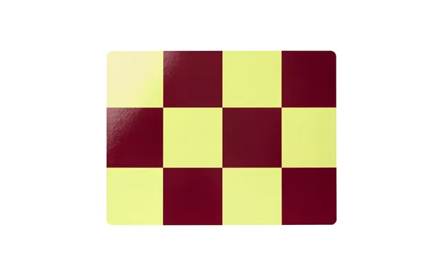 Hem Check Placemat 30x40 Cm 2-pack Butter-burgundy