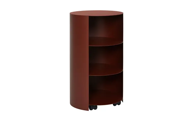Hem Hide Pedestal Ø38x68 Cm Red Brown Textured product image