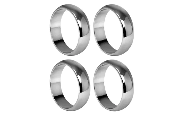 Himla Monaco Napkin Ring Ø4 Cm 4-pack Silver