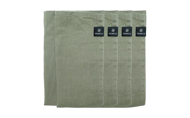 Himla Sunshine Napkin 4-pack Sage