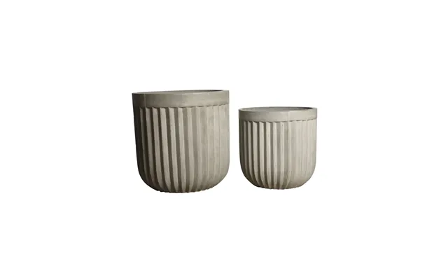 House Doctor House Doctor Flower Pot 2 Pcs Concrete product image