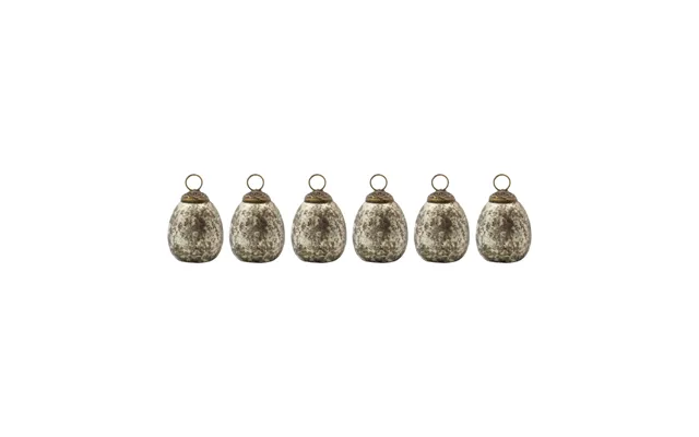 House Doctor House Doctor Place Card Holders - 6-pack Silver Finish