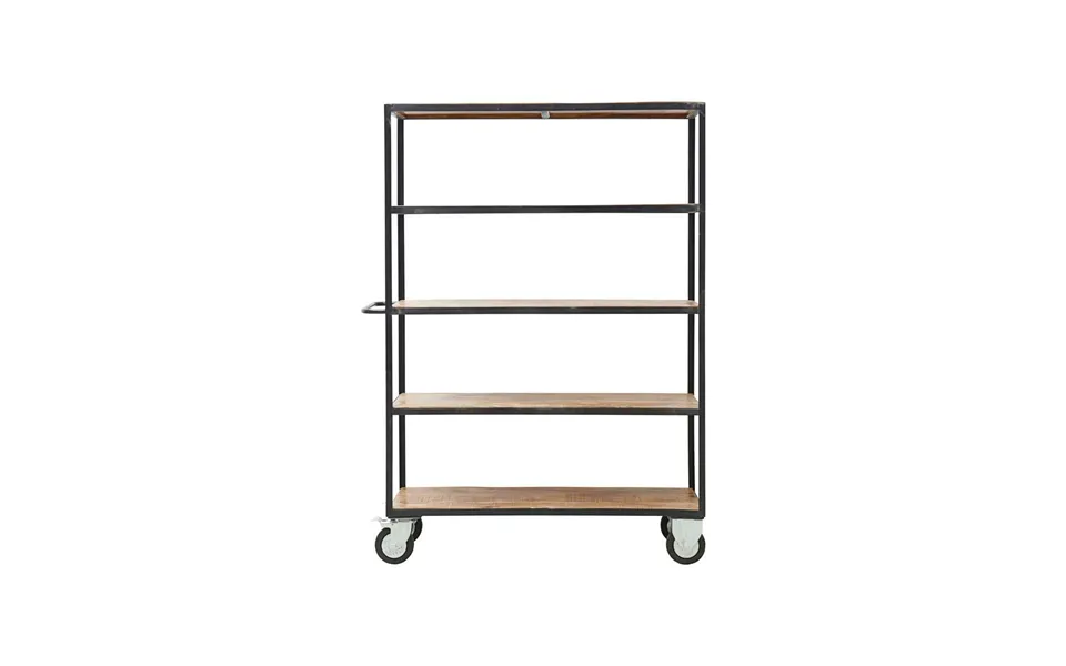 House Doctor House Doctor Shelving System 4 Wheels 175 Cm Black-nature