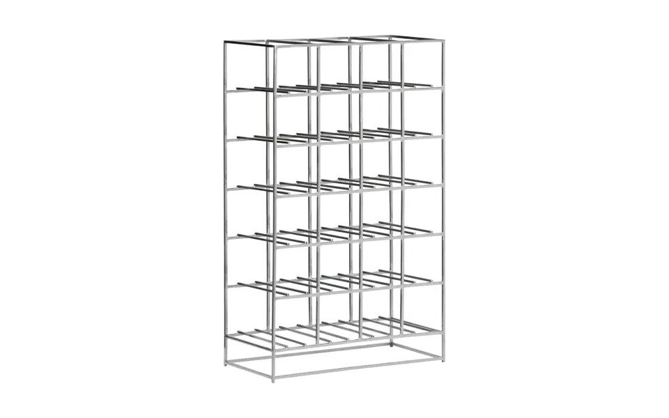 House Doctor House Doctor Wine Rack 24 Bottles 41x67 Cm Silver Finish