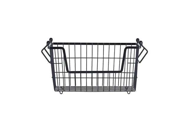 House Doctor Taw Storage Basket Small Matte Black
