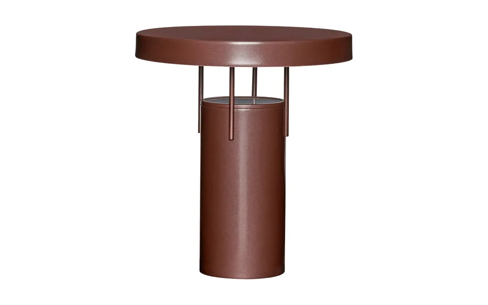 Hübsch Bringme Portable Table Lamp Metallic Burgundy - 28 Cm