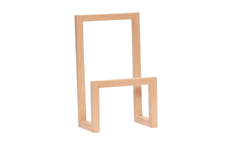 Hübsch Market Magazine Holder Oak