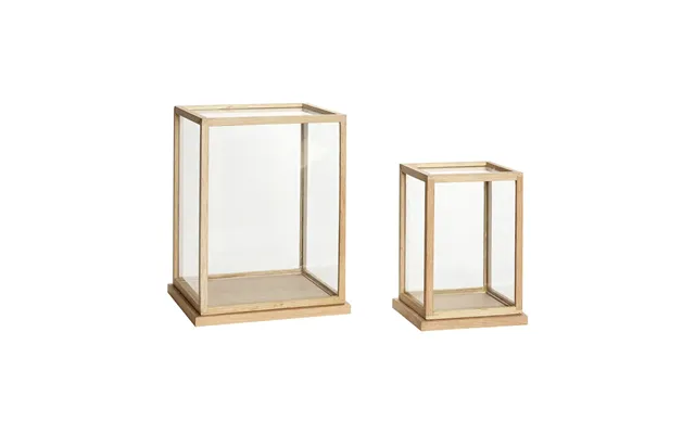 Hübsch Spectacle Display Box Large Set Of 2 Oak