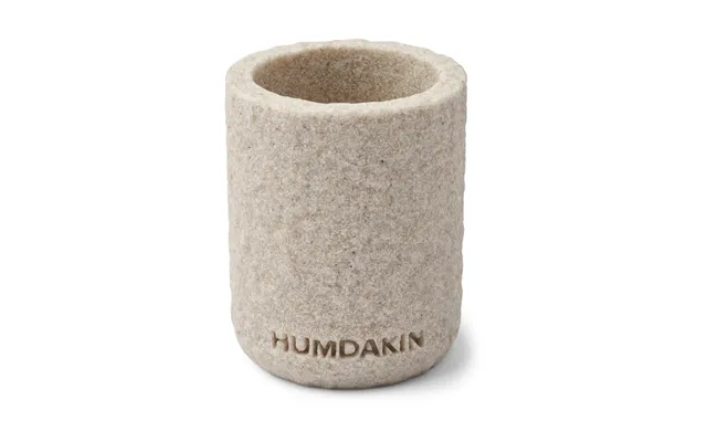 Humdakin Humdakin Sandstone Toothbrush Cup 10 Cm Natural