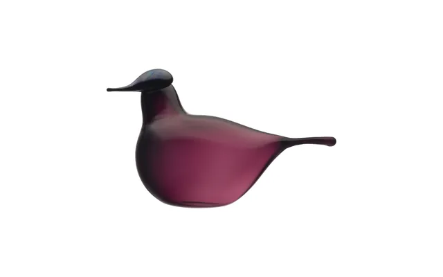 Iittala Chiffchaff Glass Bird Purple - 13x8 Cm