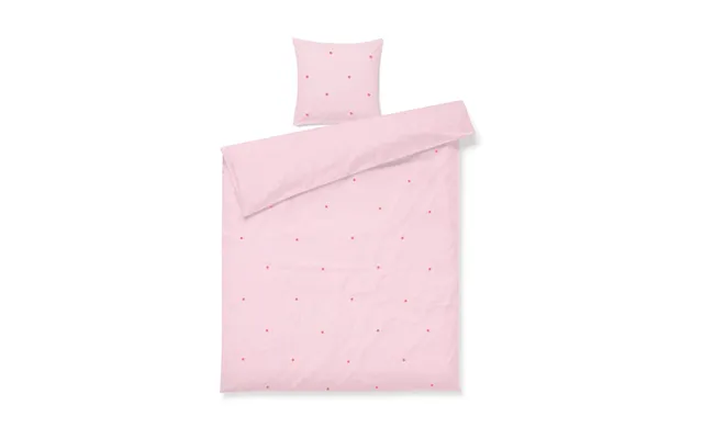 Juna Daisy Bedding Set 150x210 Cm Pink-red