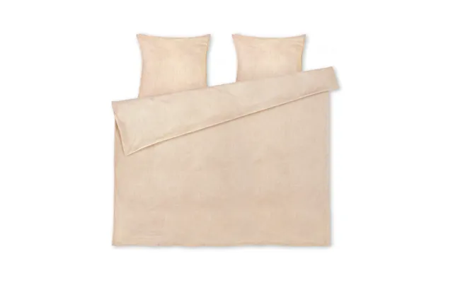 Juna Monochrome Lines Bedding Set 220x220 Cm Ochre-white