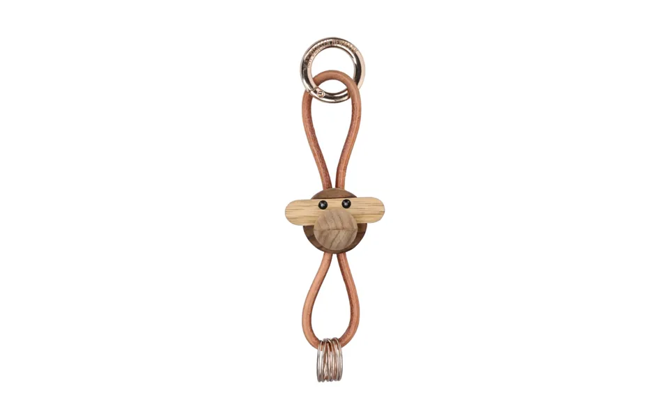 Kay Bojesen Denmark Kaj Bojesen Monkey Keyring Teak - Limba Wood