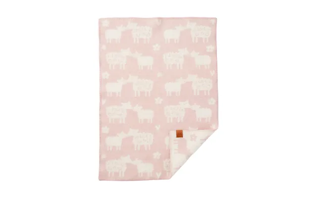 Klippan Yllefabrik Bää Childrens Blanket Wool Soft Pink - 65x90 Cm product image