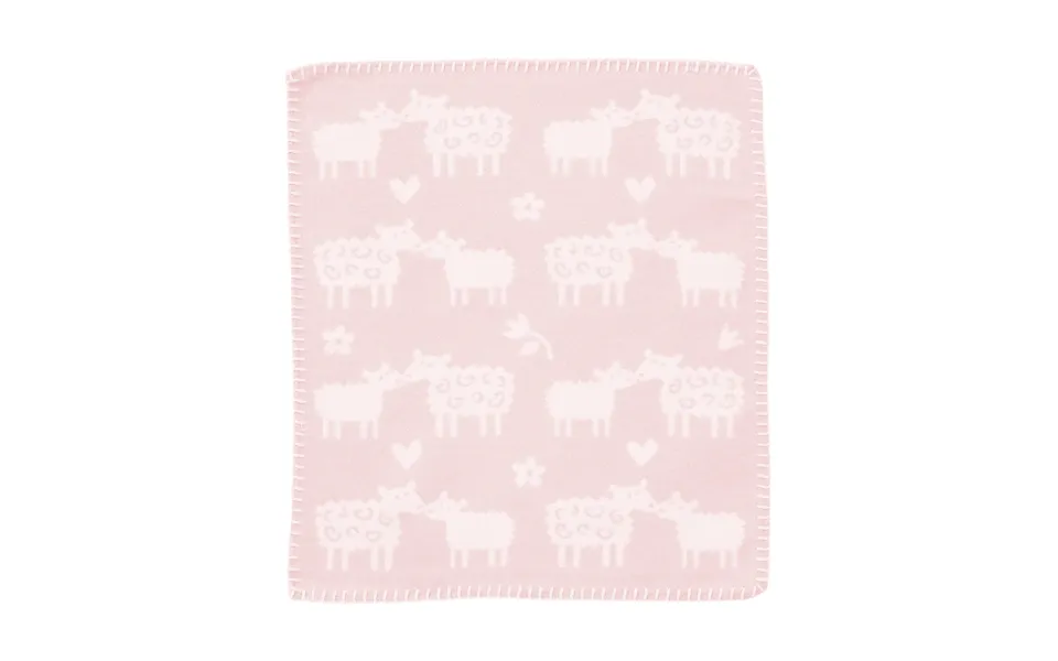 Klippan Yllefabrik Bää Security Blanket Soft Pink - 34x40 Cm