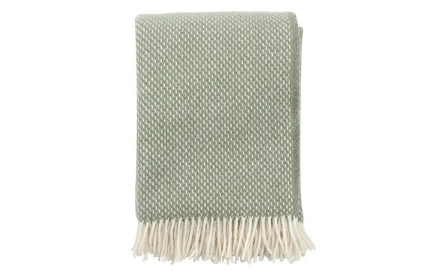 Klippan Yllefabrik Preppy Throw Dusty Green