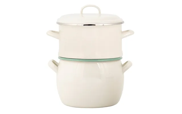 Kockums Jernverk Kockums Paket Pot And Colander Cream Lux