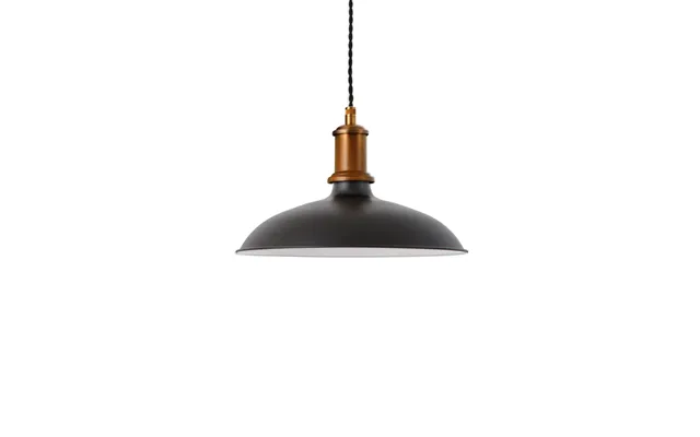 Konsthantverk Kavaljer Pendant Black Matte - Raw Brass