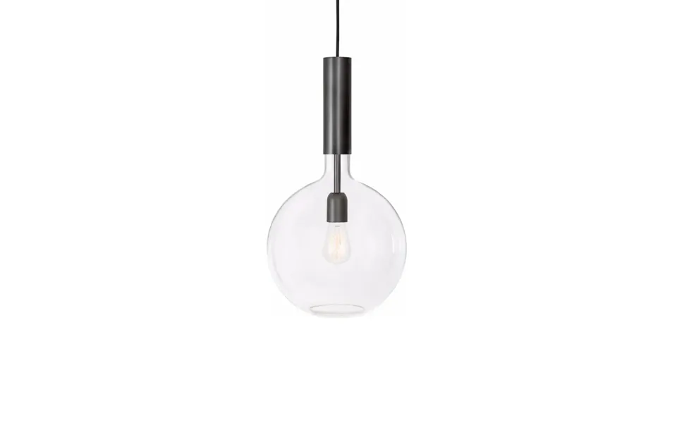 Konsthantverk Rosdala Pendant Clear Glass - Black Oxidized Iron