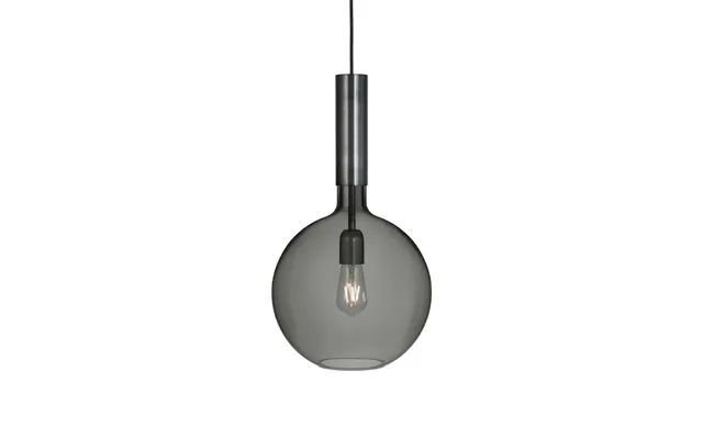 Konsthantverk Rosdala Pendant Smoke-coloured Glass - Raw Iron
