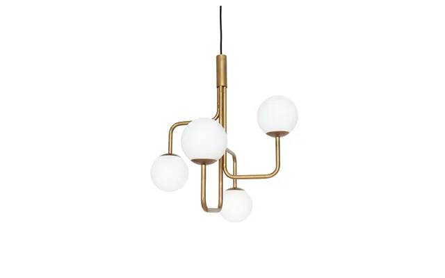 Konsthantverk Strapatz Pendant Globe Ø57.5 Cm Raw Brass-opal product image