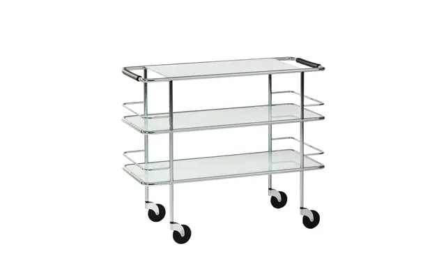 Lammhults Cargo Serveringsvagn Frosted Glass-chrome