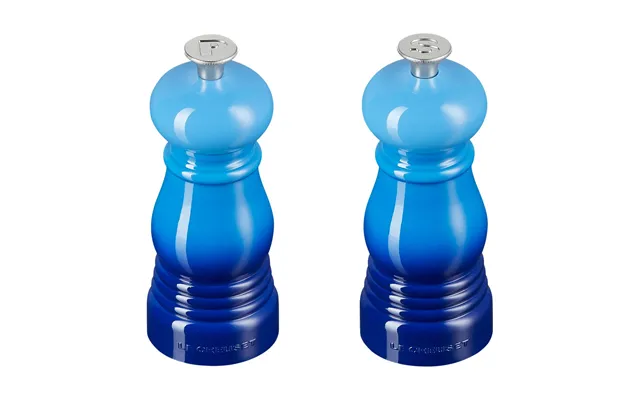 Le Creuset Le Creuset Salt- And Pepper Mill Set 11 Cm Azure Blue