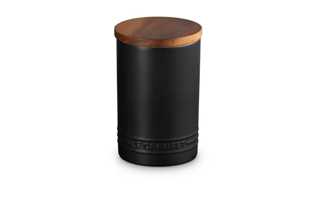 Le Creuset Le Creuset Signature Storage Jar Matte Black - 770 Ml