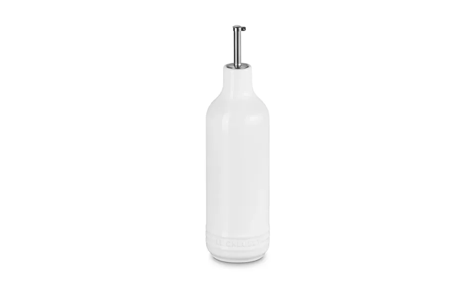 Le Creuset Signature Stoneware Oil Bottle 0.6 L White