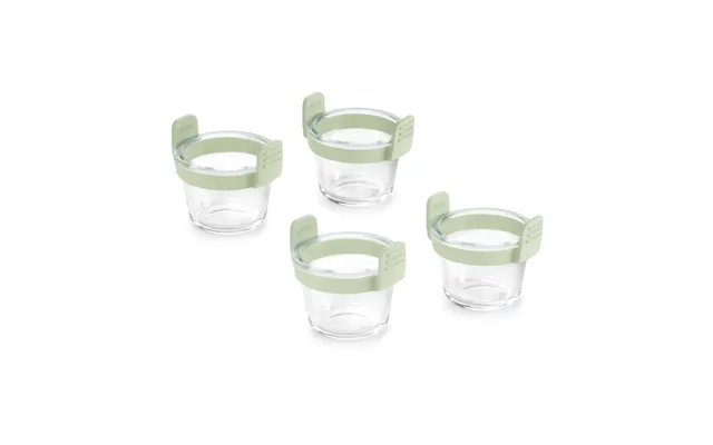 Lékué Lékué Air Fryer Glass Cup Mini 4-pack Transparent