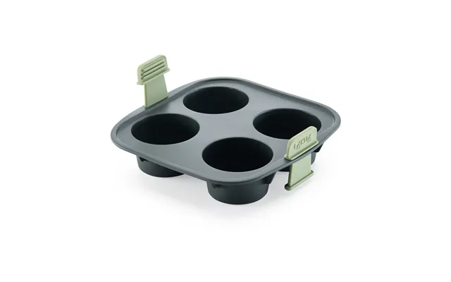 Lékué Lékué Air Fryer Muffin Mold 4 Pcs Grey