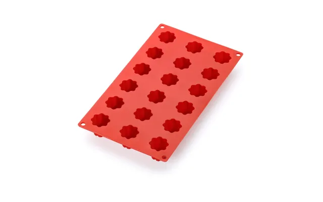 Lékué Lékué Cannelé Bordelais Silicone Mold Mini Red