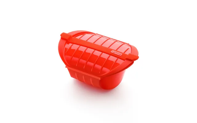 Lékué Lékué Deep Steamer Microwave 3-4 Servings. Red