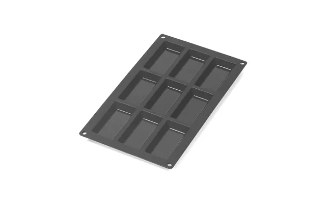 Lékué Lékué Financier Mold Silicone 9 Pcs Black