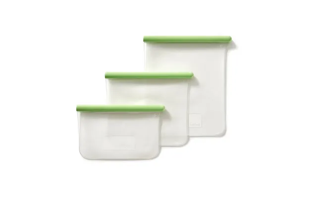 Lékué Lékué Flat Reusable Bag 3 Pieces Green