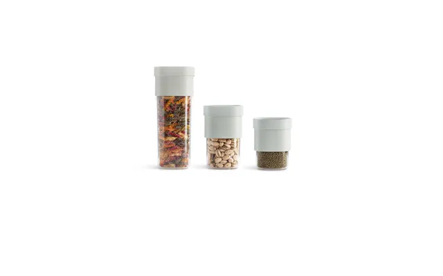 Lékué Lékué Flip Storage Jar 5 Pieces Green